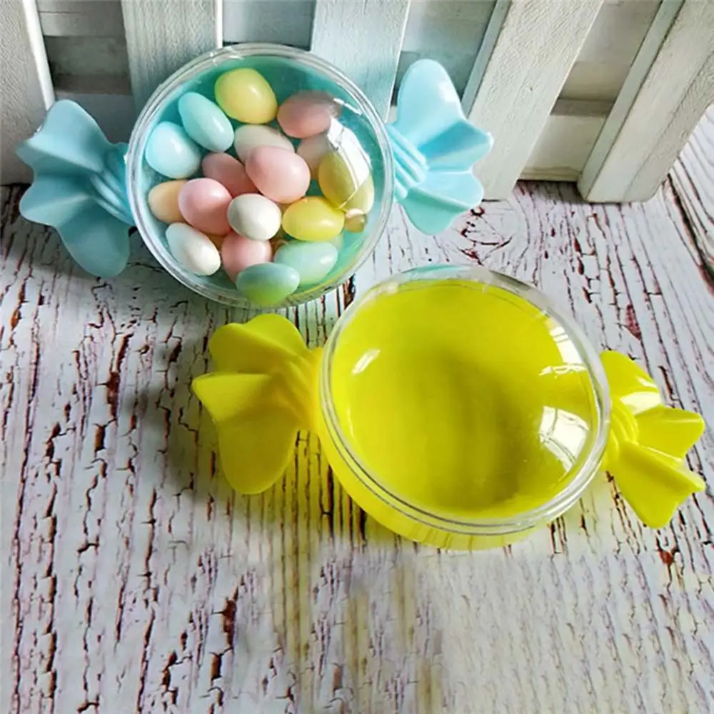 Коробка для конфет прозрачная корона пластиковая мини коробка Рождество свадьба