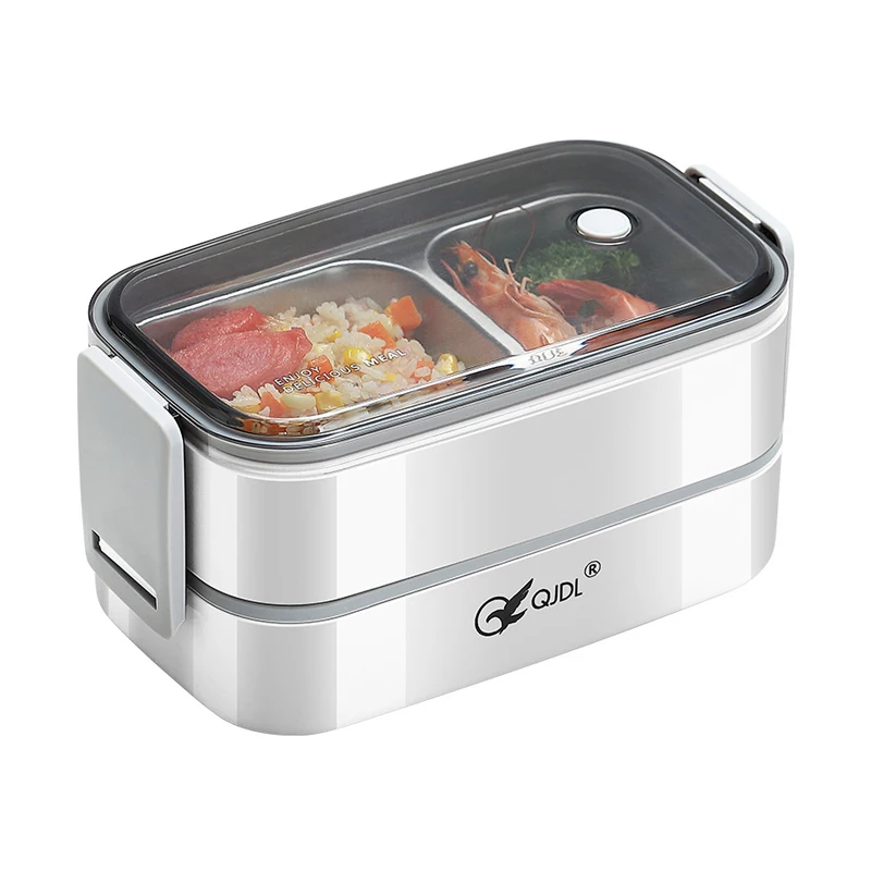 304 изолированный Ланч-бокс из нержавеющей стали для студентов офисных работников