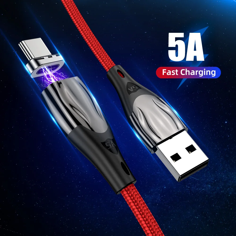 Магнитный кабель Micro usb/Type-C 5 А для Samsung huawei Xiaomi | Мобильные телефоны и аксессуары