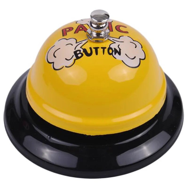 Цветной ручной металлический перкуссионный Колокольчик для носильщика кухонный