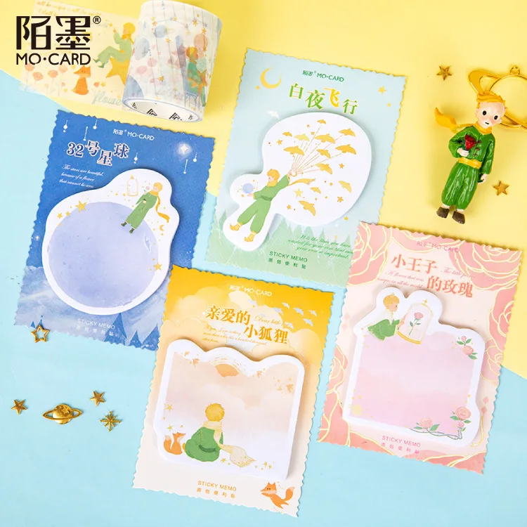 Le Petit Prince липкий блокнот для заметок дневник стационарные хлопья альбом