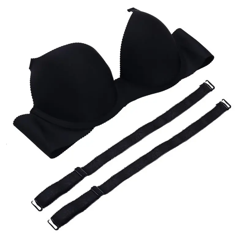 Женский бесшовный бюстгальтер большого размера модный однотонного цвета