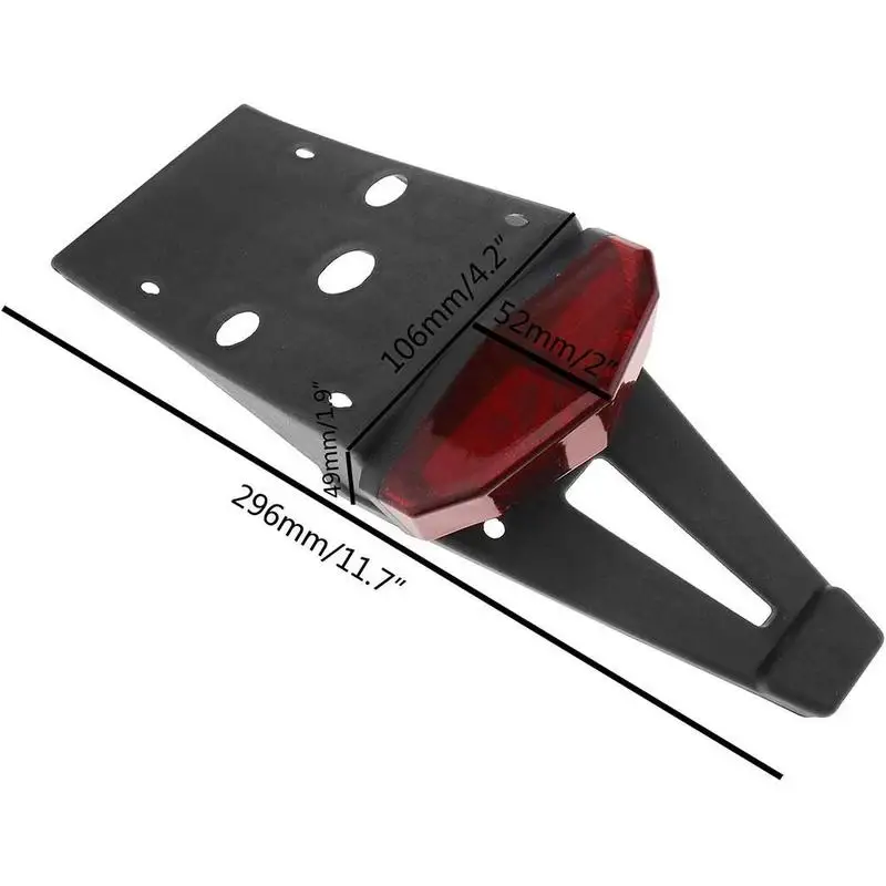 

Universal Rear Fender Waterproof Durable Useful Motorcycle LED 3 Brake Color Light Choose Tail Can Q3I8