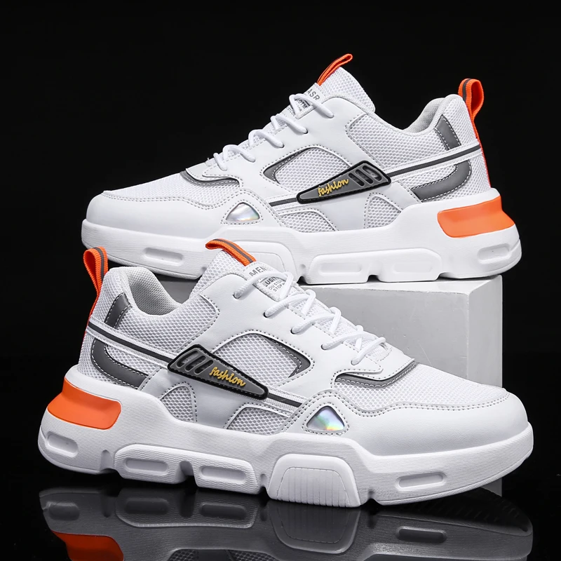 

Новинка; Мужская Спортивная обувь; Дышащие уличные кроссовки; Мужская повседневная обувь на платформе; Мужская теннисная обувь; Мужская про...