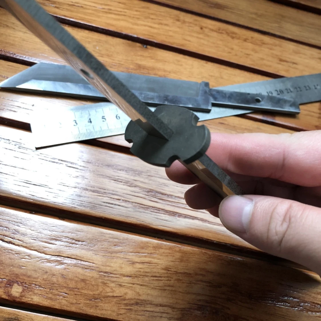 Нож из дамасской стали с фиксированным лезвием японские стальные инструменты