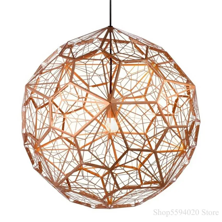 

A Postmodern Pendant Lights Art Ball Stainless Steel Dining Room Hanging Lamp Bedroom Desktop Indoor Lighting Home Decor