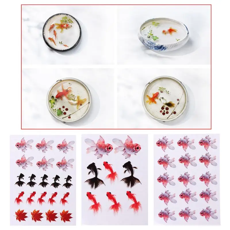 УФ Золотая рыбка моделирование эпоксидная смола наполнитель материал