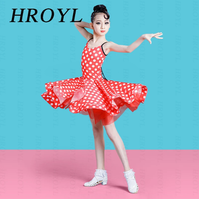 

Платье для латинских танцев для девочек, балетный конкурс, юбка, детские костюмы для танго, бальных танцев, цельное платье для латинских тан...