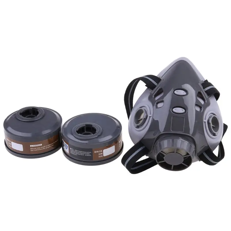 

Full Facemask Respirator Gas Mask Filter Dust Protective Facepiece Mask For Paint Spraying
