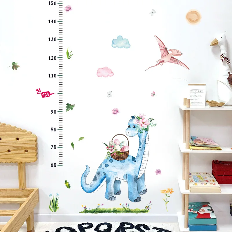 

Height Measure Wall Stickers for Baby Rooms Cartoon Animals Wall Decal for Kids Rooms Growth Chart Nursery Room Decor Wall Art