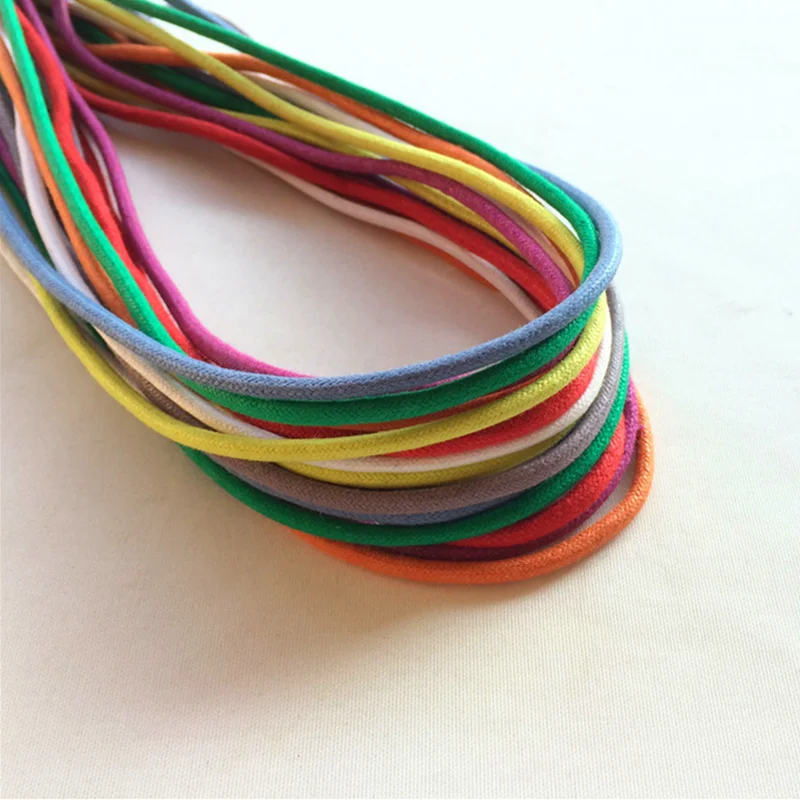 Luxury Coolstring 3MM Waxed Ropes With Metal Aglets Golden Tips In Fashion 10 Pairs of Round Laces Sneaker Trendy Cordones Batch