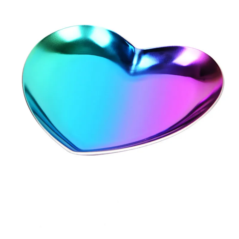 Тарелка для ювелирных изделий в форме сердца скандинавский поднос золотых