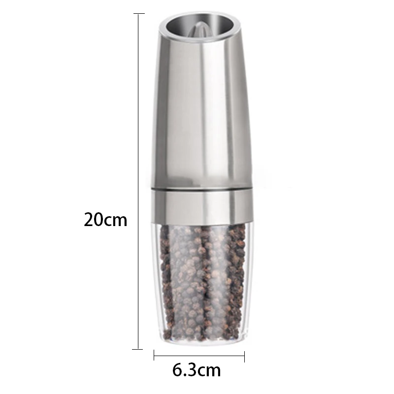 

YOMDID 2pcs/set Electric Pepper Grinder Salt And Pepper Grinder Spice Mill molino de pimienta Pepper Mill Kitchen Accessories