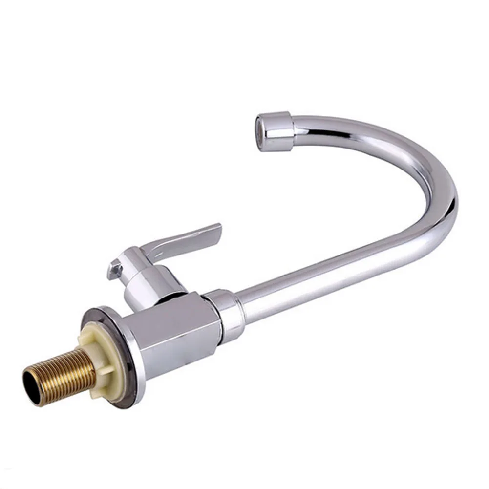 

Easy Install Home Rotatable Replacement Parts Hexagonal Repairing Deck Mount Quick Opening Single Connection Kitchen Faucet