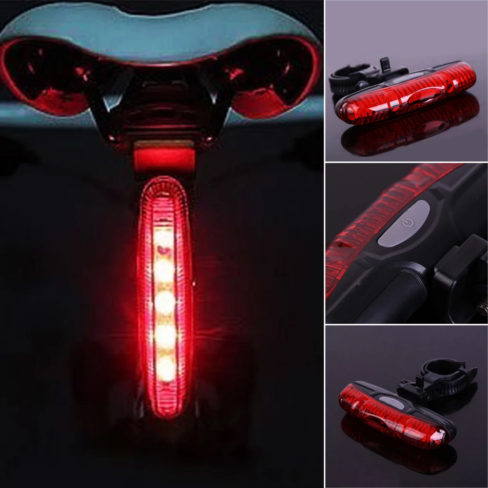 Светодиодная длинная кнопка переключения велосипедная динамическая вспышка