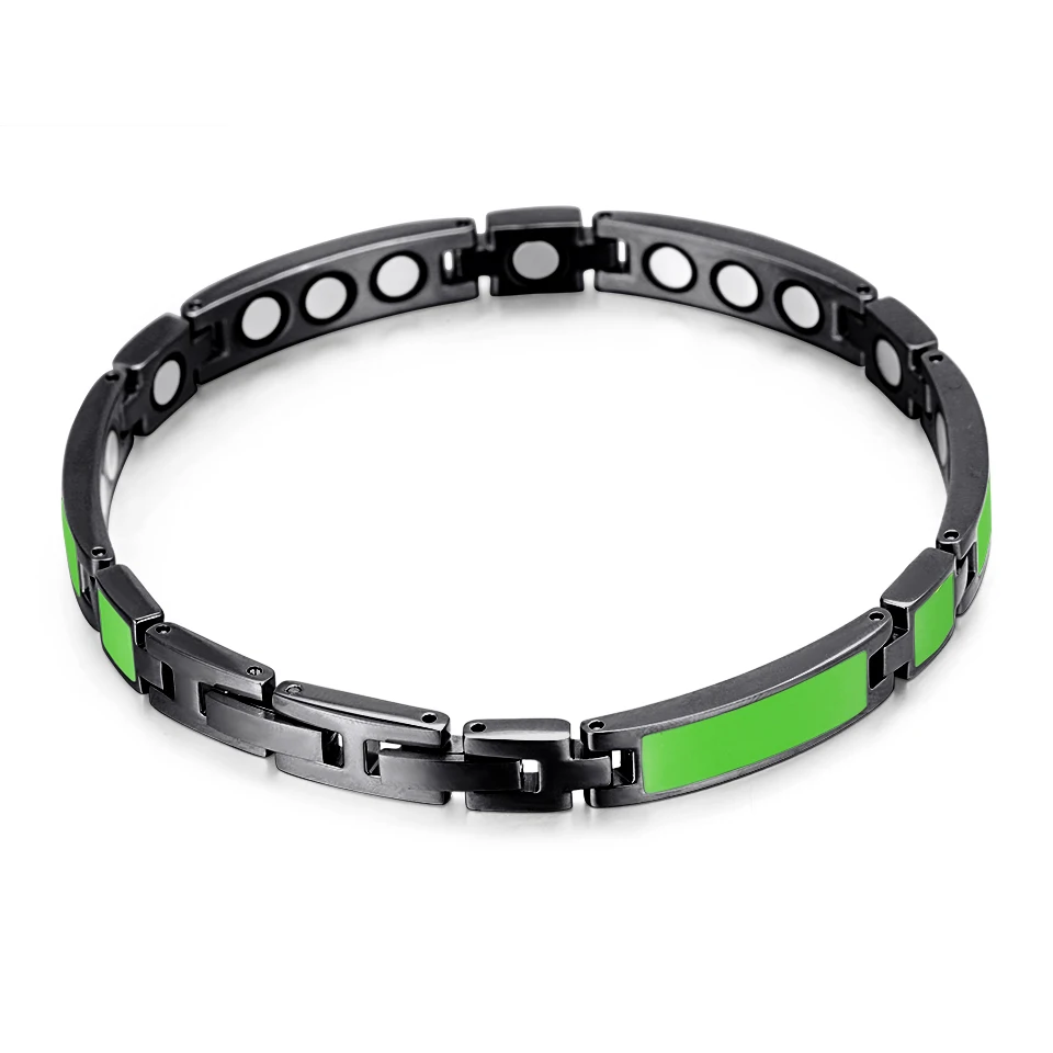 Новый модный браслет Rainso из нержавеющей стали для женщин магнитный с голограммой