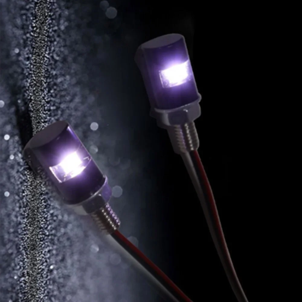 Винтовые лампы светодиодный светильник номерного знака Белый супер яркий