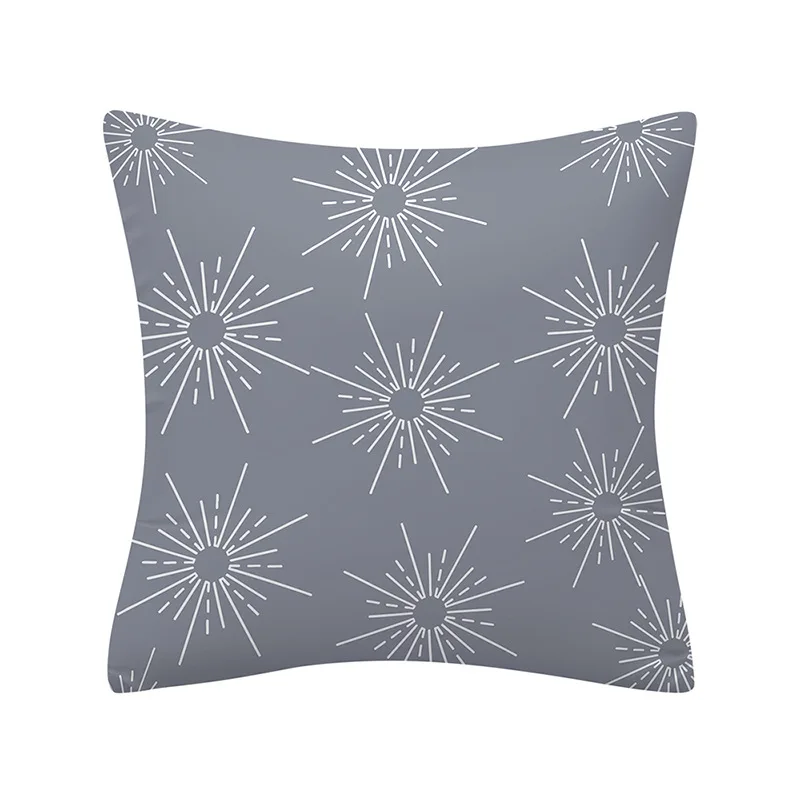 

Simple grey pattern geometric pillowcase pillowcase pillowcase