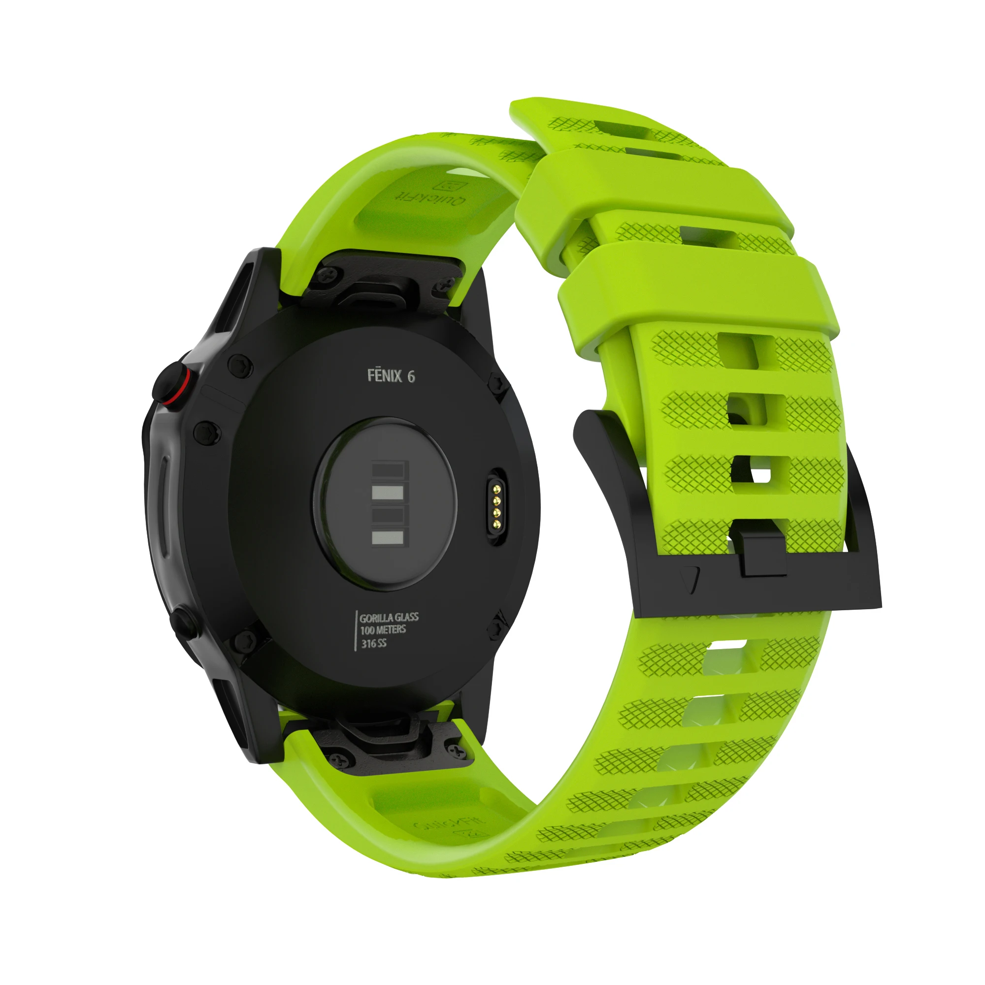 Быстросъемный спортивный силиконовый ремешок для Garmin Fenix 6 Pro на запястье 5/5 Plus