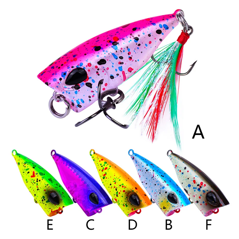 

Mini Popper Lure Trout Lures Ultralight Fishing Lure Topwater Bait Finesse Crankbait Wobbler Minnow Isca Poper Pesca 4.3cm/4g