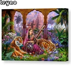 Алмазная живопись, индийская гармония, 5D, Алмазная мозаика сделай сам, домашний декор, картина для женщин и тигров, алмазная вышивка, ручная работа, подарок