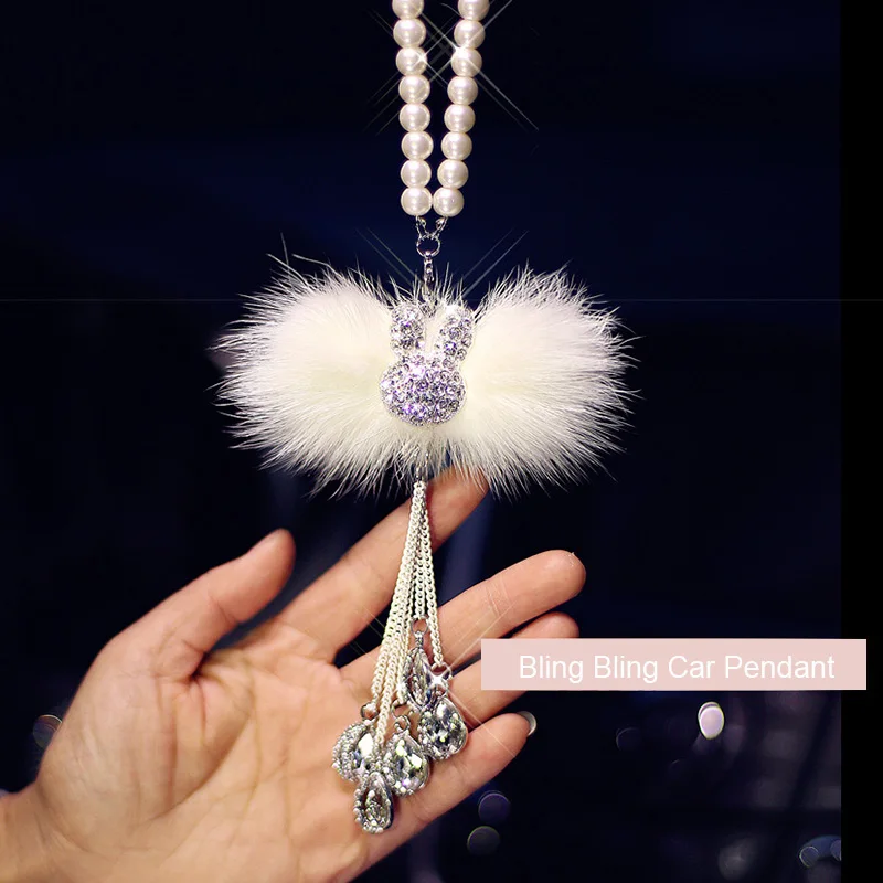 Стразы искусственная кожа роскошный интерьер автомобиля подвесные аксессуары