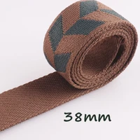 5 yards green brown webbing1 5 bag straps handle dog collars strap trapping bag webbing by the yard 38mm