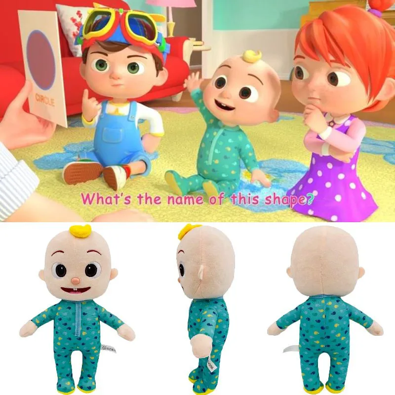 

2020 New Plush Toy Soft Family Cocomelon JJ Sister Brother Daddy Mummy Stuffed Doll Educational Toys For Children Christmas Gift