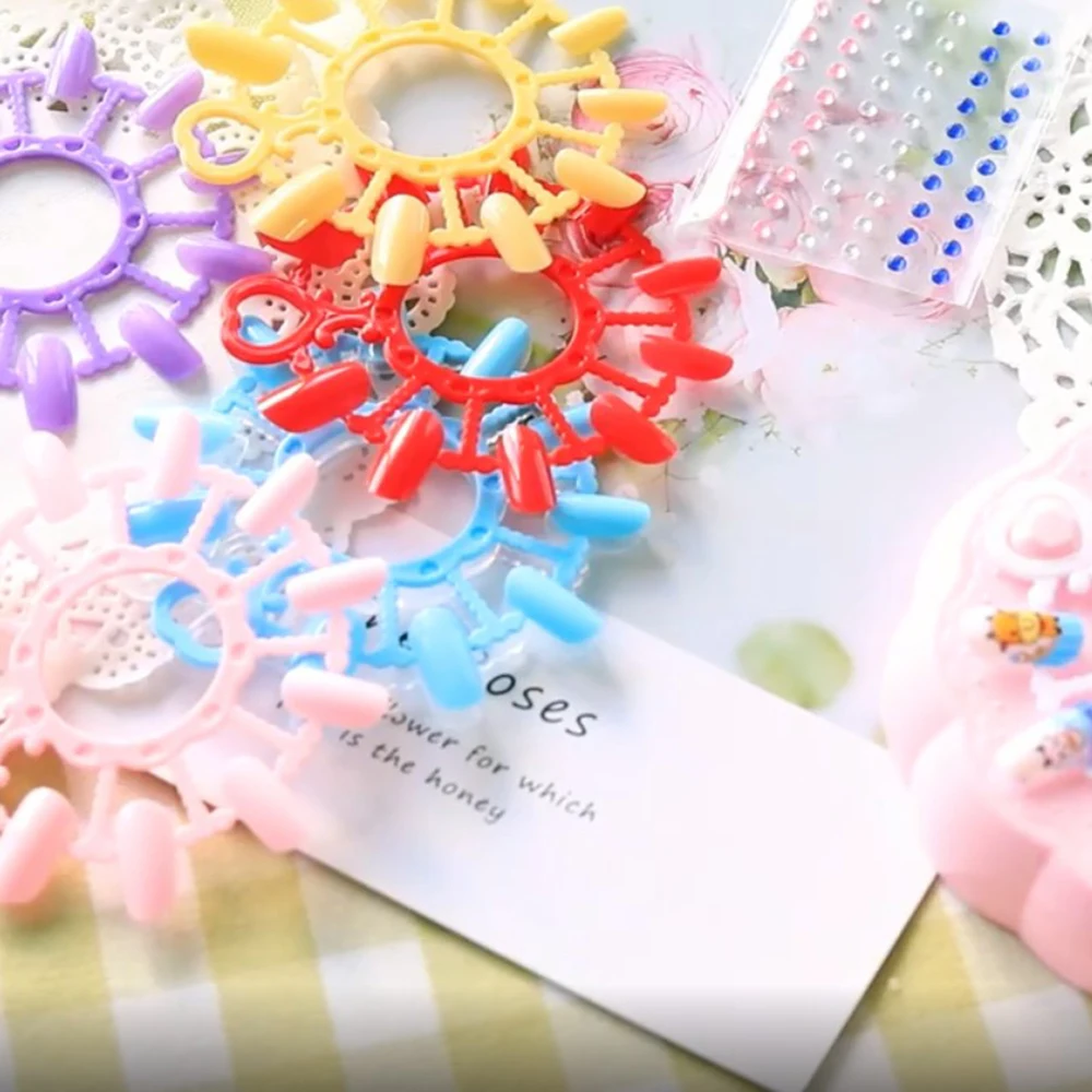 

Детский 3D маникюрный набор для самостоятельной сборки, для девочек, для макияжа