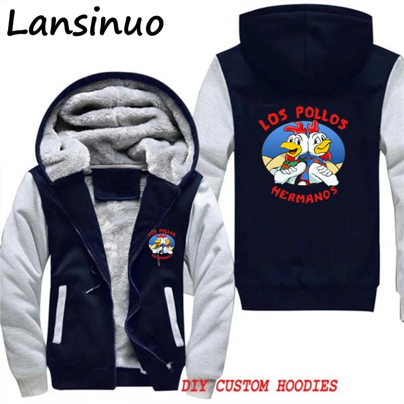 Guccy толстовки Breaking Bad Los Pollos Hermanos мужские толстые крутые спортивные костюмы с