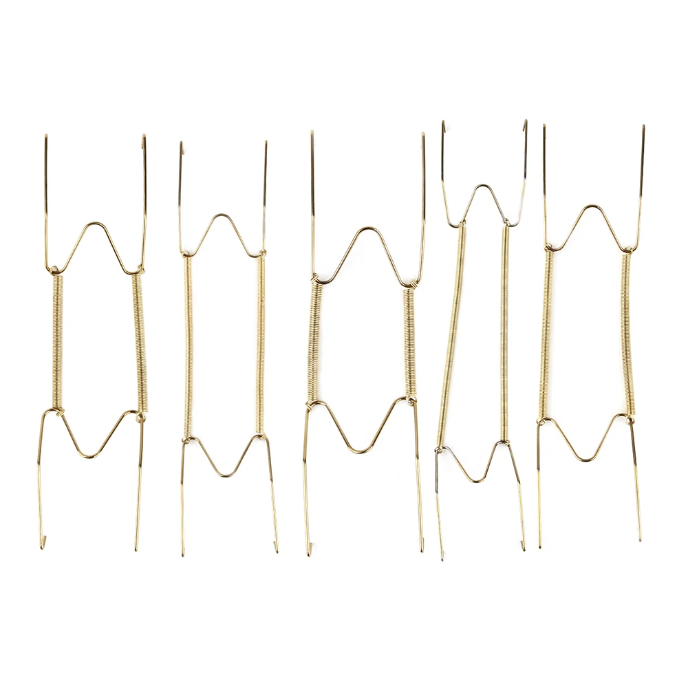 Настенный дисплей тарелки вешалка для посуды W Тип блюдо пружинный Держатель