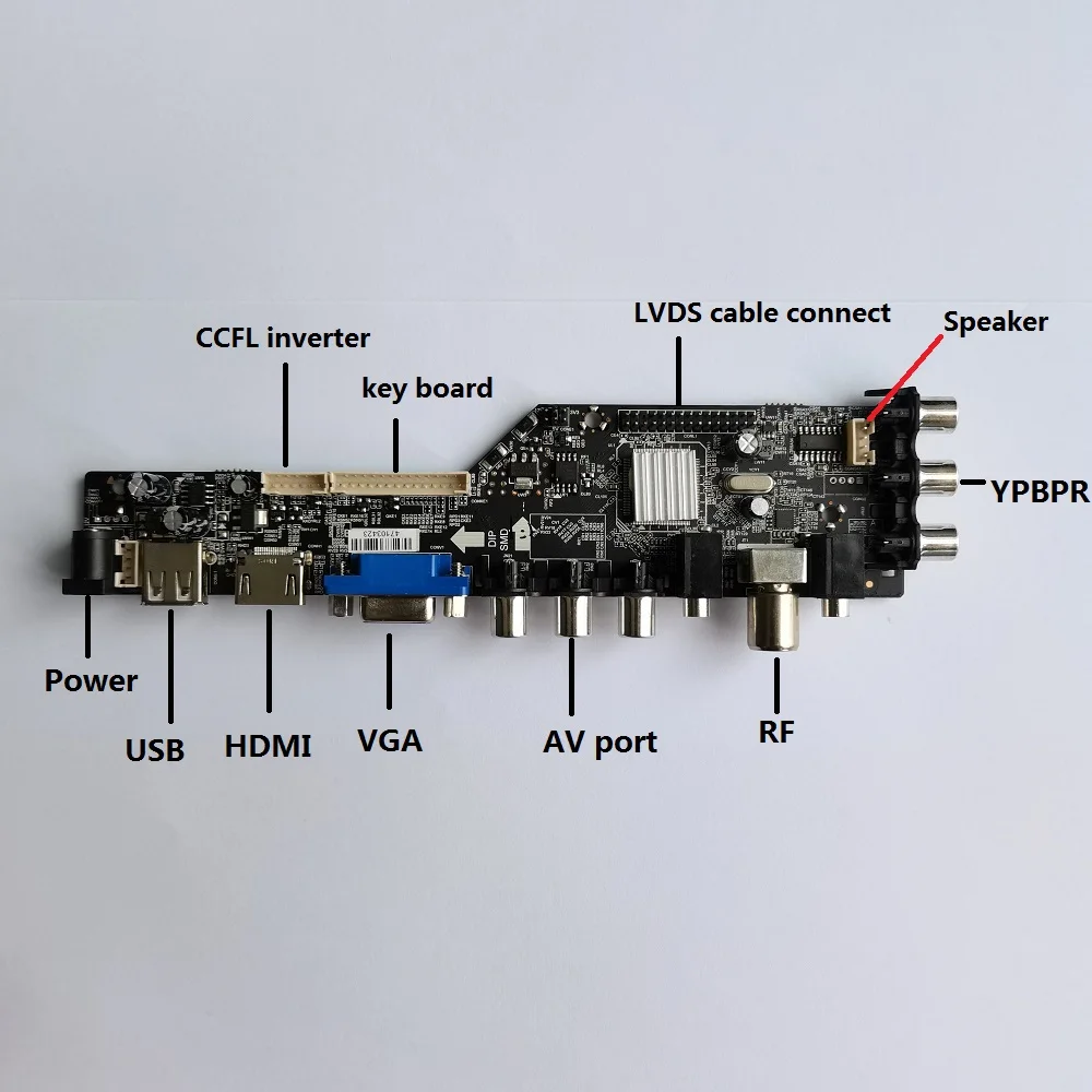 Фото Плата контроллера для M220Z1 M220Z1-L01/L02/L03/L05/L06 HDMI-совместимая с VGA USB DVB-C DVB-T TV цифровая ЖК-панель 1680*1050 22