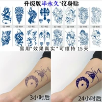 flower fake tattoo sticker for women dot rose peony temporary tattoos diy water transfer tatoos girls t1926