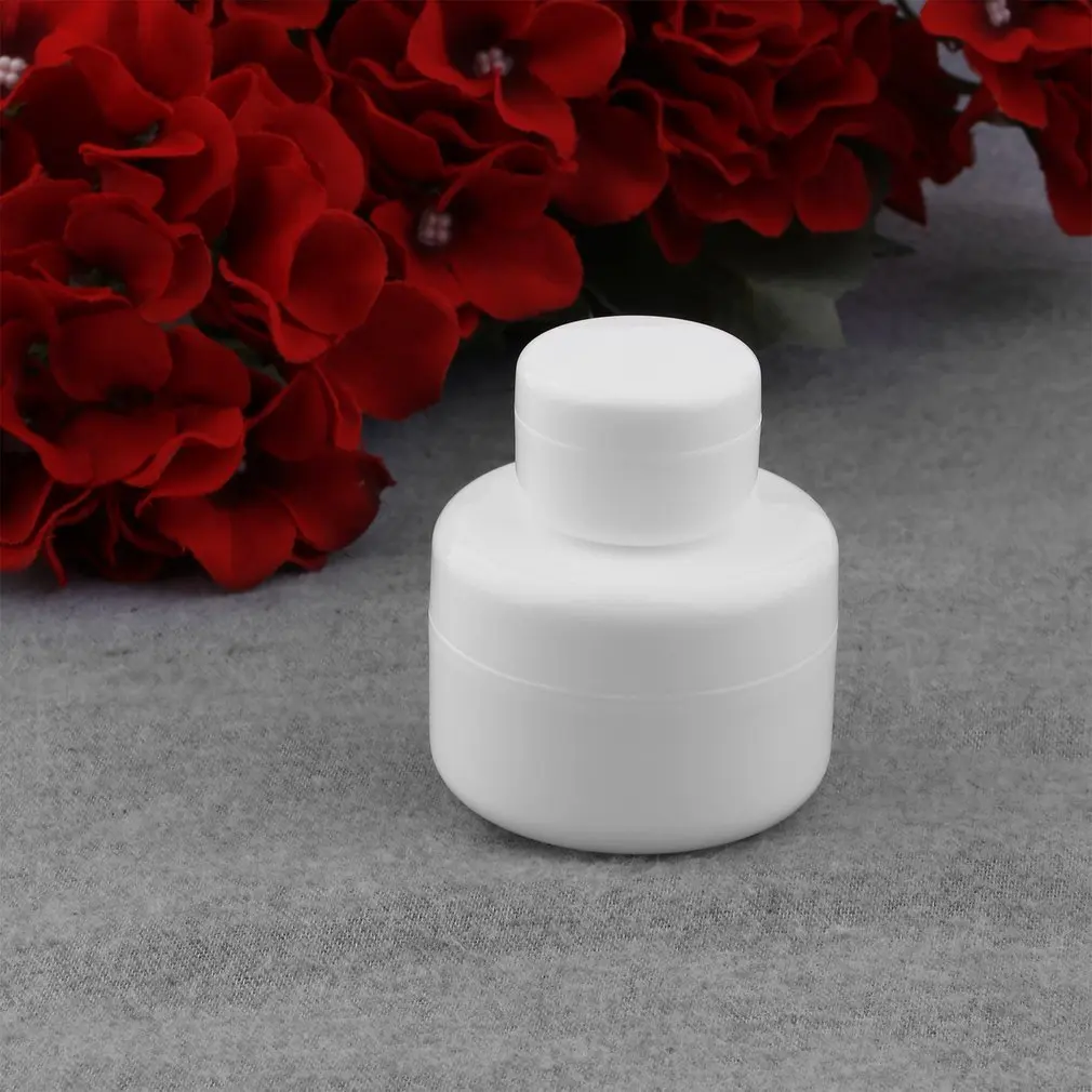 Бутылка для крема круглая пустая PP пластиковая Косметическая емкость