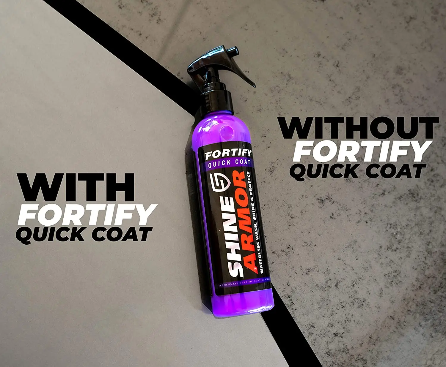 Восковое покрытие для автомобиля SHINE ARMOR Fortify Quick Coat водостойкое без воды |