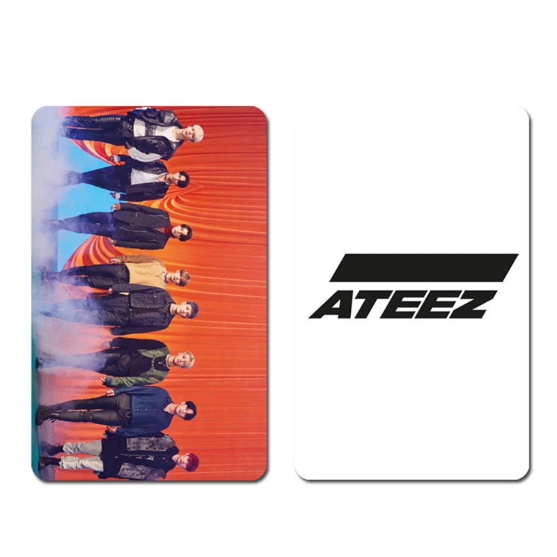 

100PCS KPOP ATEEZ Album The Collection HD Photo Card PVC Cards Self Made LOMO Card Photocard For Fans Collection