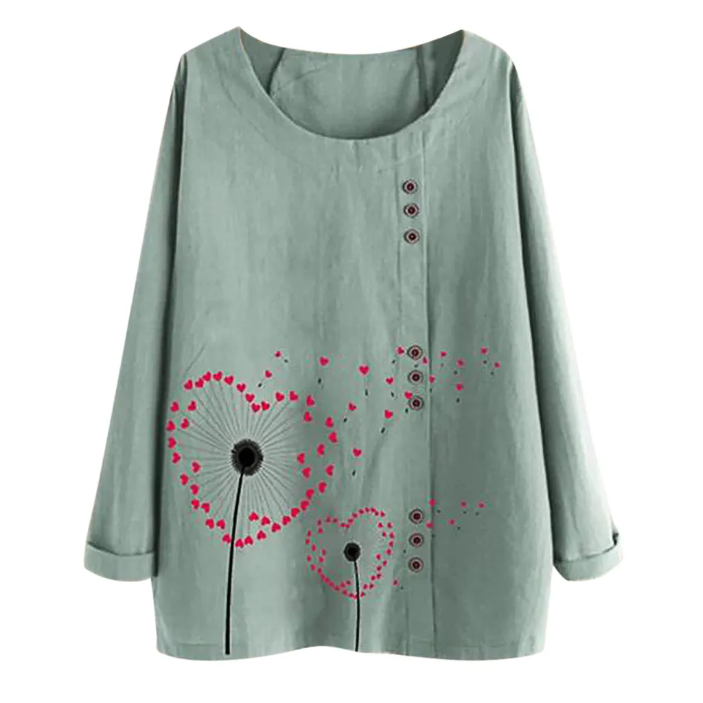 JAYCOSIN Модный женский топ свободная футболка хлопковый льняной пуловер с круглым