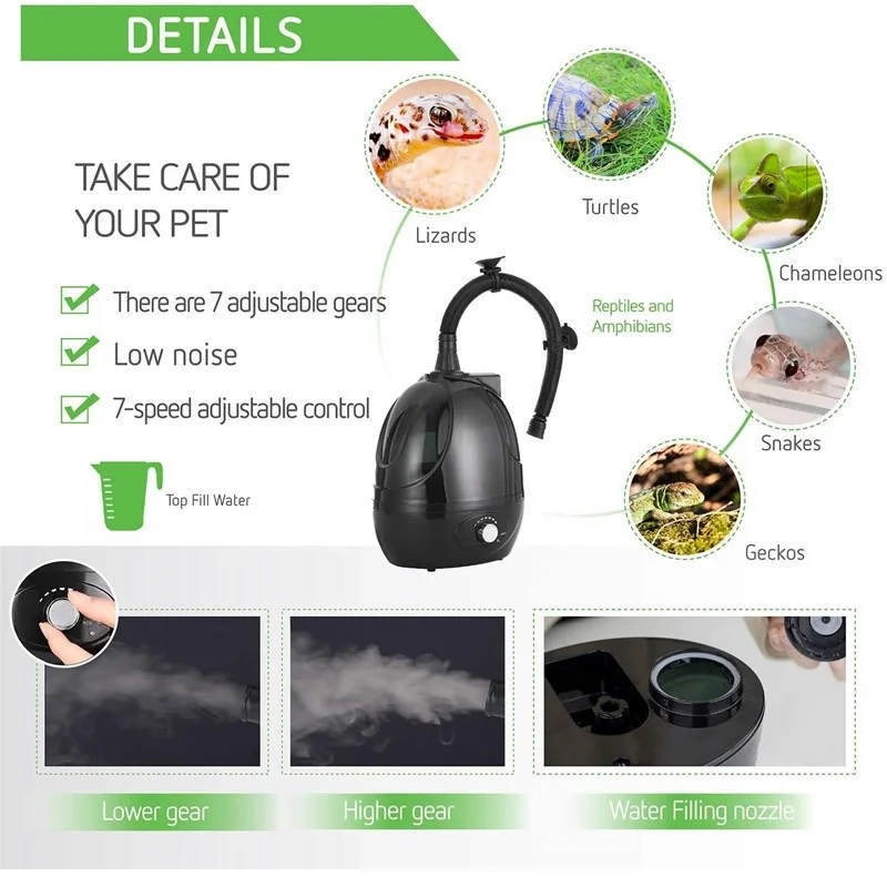 Online tubo de extensión de la máquina de niebla