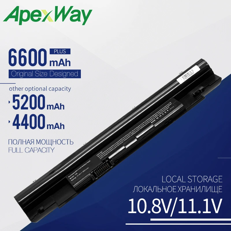 11 1 V ApexWay 4400 мАч аккумулятор для ноутбука DELL Inspiron N311z N411z Latitude 3330 Vostro V131D 268X5 312 1257