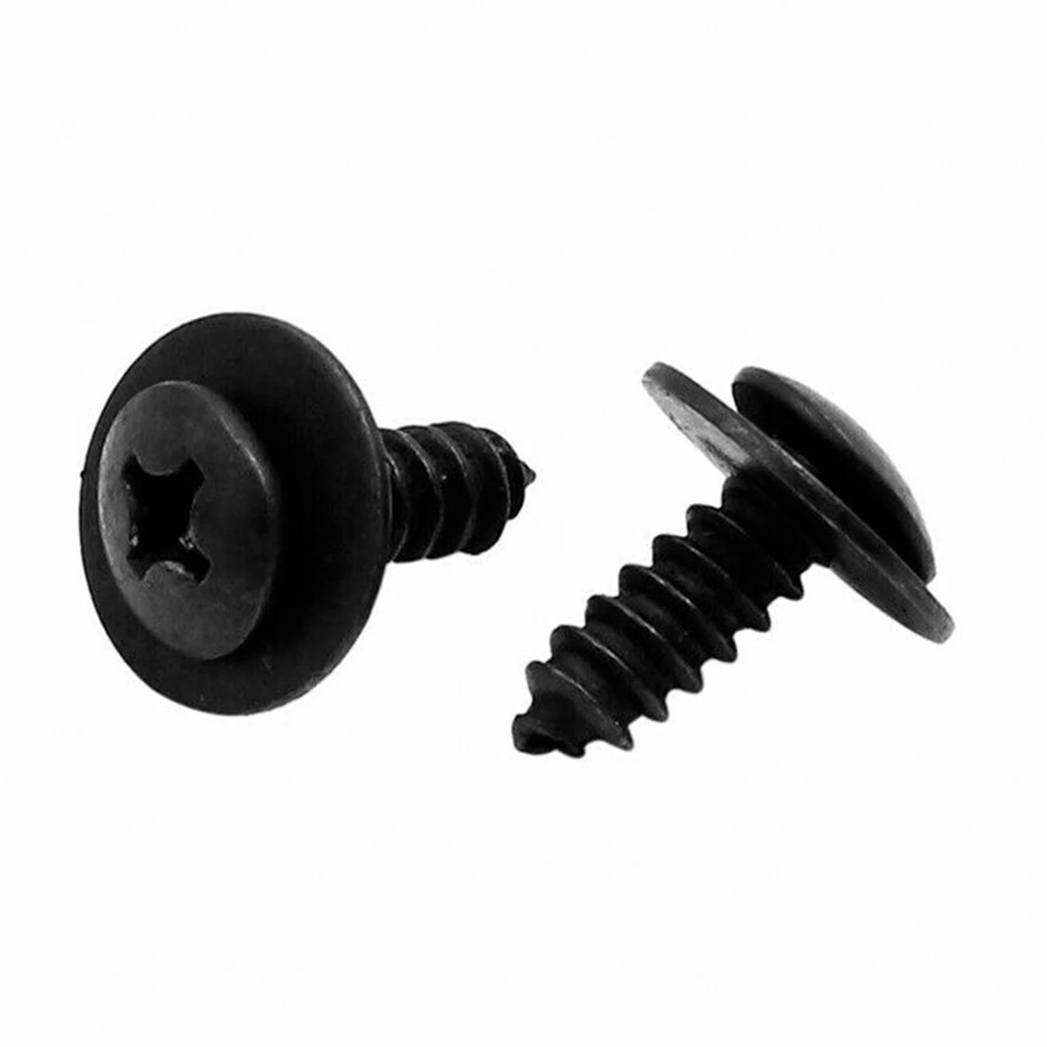 

10 Set U-type Clip Black Bumper Car Fasteners Panel With Screw Durable