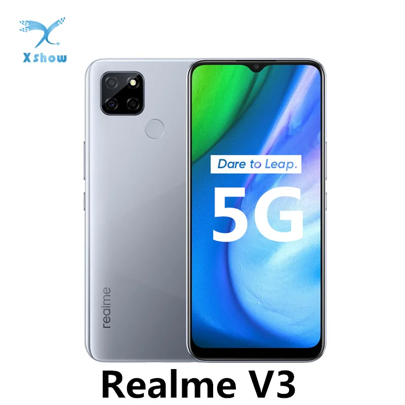Смартфон Realme V3 5G 6 + 64 ГБ 720 дюйма 8 ядер 5000 мА ч 18 Вт | Мобильные телефоны и