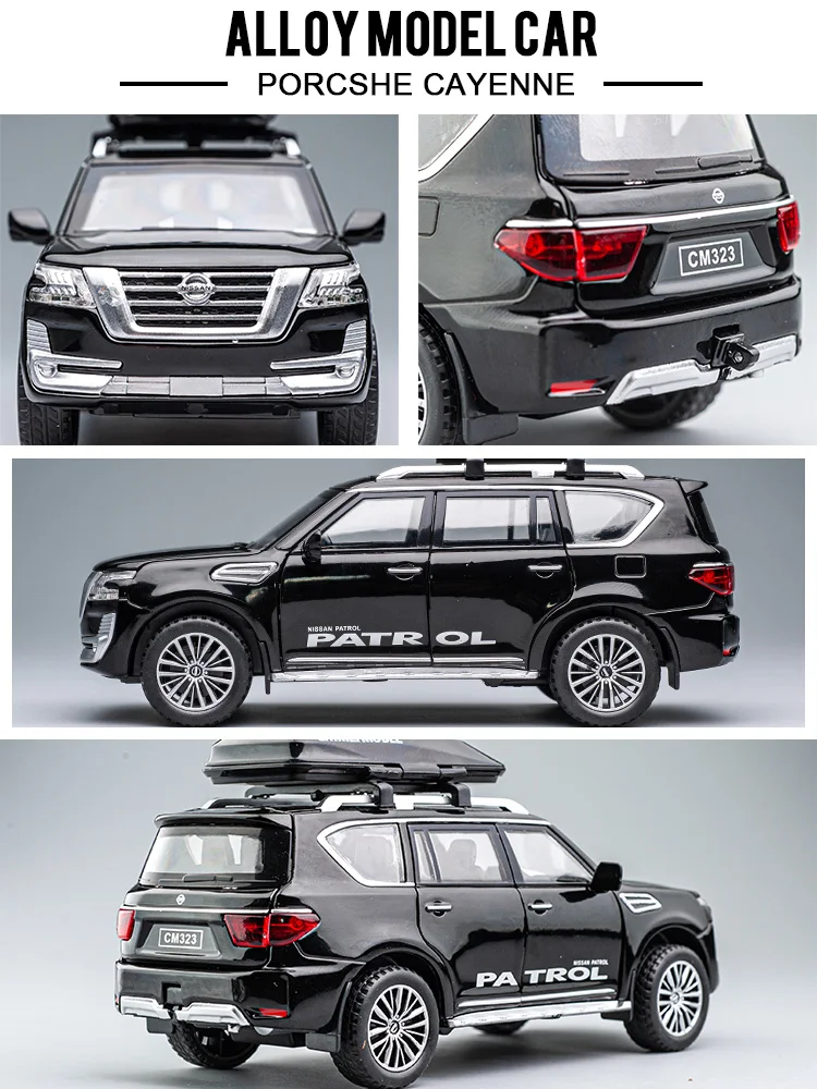 1:32 Nissan Patrol сиденье автомобиля имитационная модель внедорожный автомобиль сплав