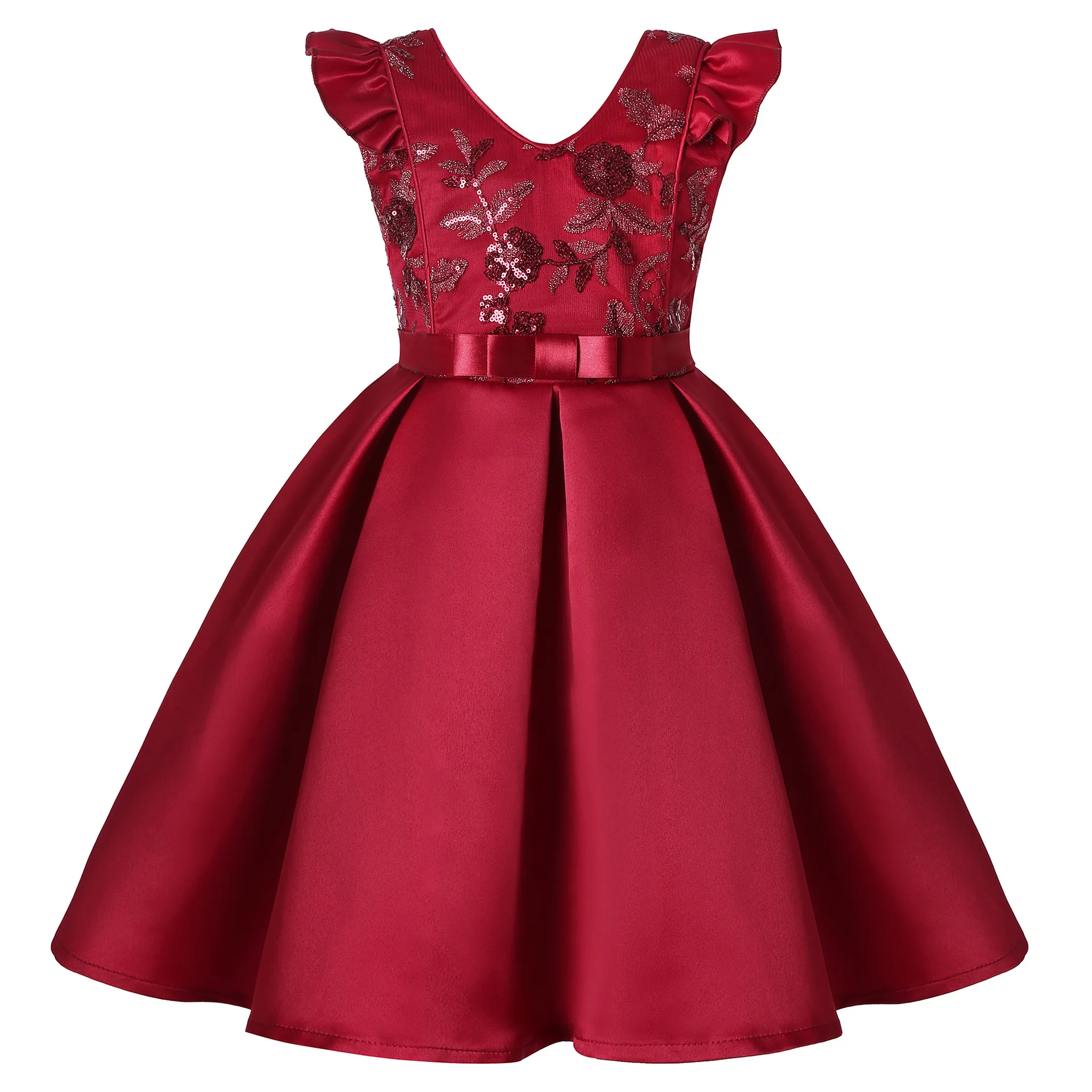 

Girls Dress Sequins Elegent Princess Dress Kids Dresses For Girls Birthday Party Evening Gown Children Clothing 2 6 8 9 10 Year