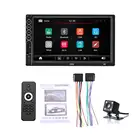 2 DIN HD MP5 плеер с поддержкой заднего вида IOSAndroid стандартное зеркальное соединение 7-дюймовый Bluetooth стерео сенсорный экран радио