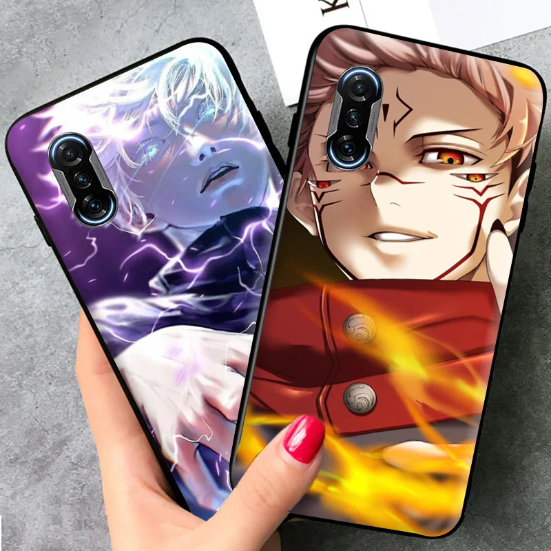 

Hot Jujutsu Kaisen Anime Phone Case For iPhone 7 8 Plus Gojo Satoru Itadori Funda Coque Cacasa Cases Soft Two-sided Su Nuo Cool
