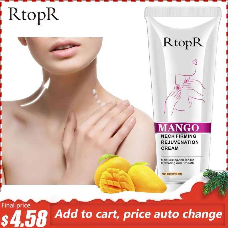 RtopR Neck Firming Rejuvenation Cream Anti-wrinkle Skin Whitening Moisturizing Serum Mild Peeling Beauty Care | Красота и здоровье