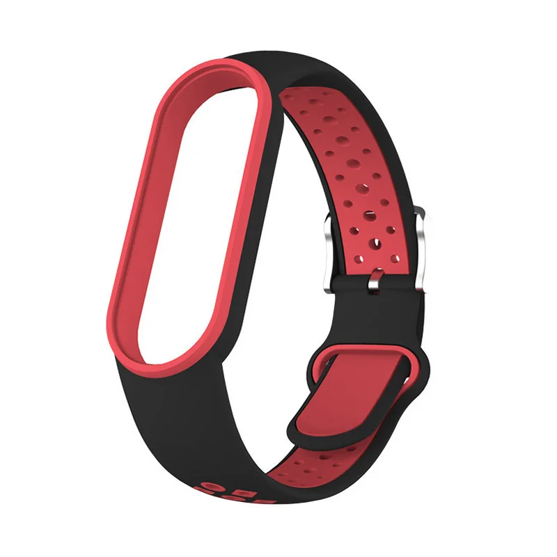 Сменный ремешок с пряжкой язычком для часов Xiaomi Mi Band 5 смарт-браслета на запястье