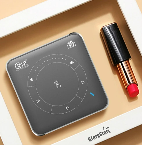 GloryStar Android 9 0 поддержка 4K мини проектор 3D HD портативный Micro WIFI Bluetooth DLP мобильный