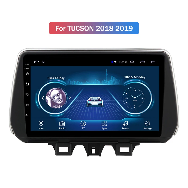 Автомагнитола на Android 9 автомобильный мультимедийный плеер Авторадио для Hyundai Tucson