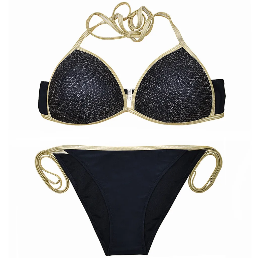 Хит женский сексуальный раздельный купальник газовые штаны Джини для девушек 2020